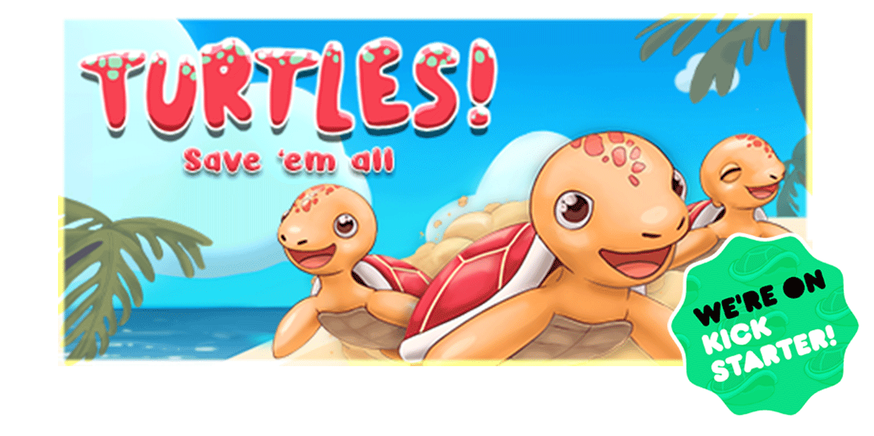 Turtles! videogame logo